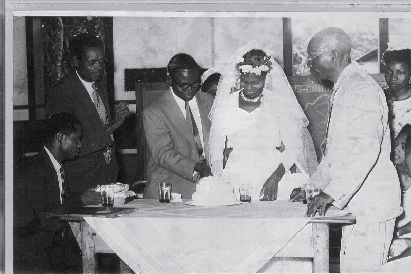 ..Wedding day, 1957